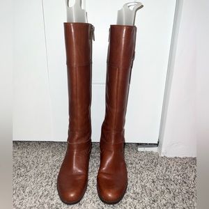 Below Knee Brown Boots